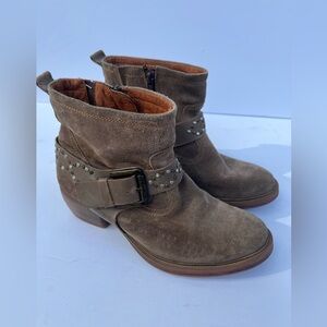 Josef Seibel shoes studs brown booties